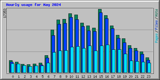 Hourly usage for May 2024
